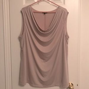 George plus sleeveless blouse light lilac 3x